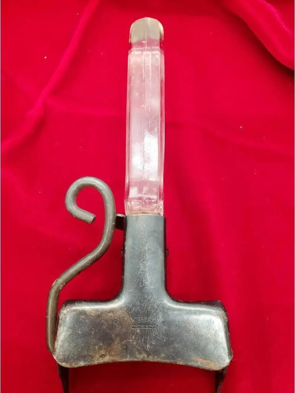 Pyrex Flame ware pot handle Corning Ware, Glass Handle, Vintage, Antique, old